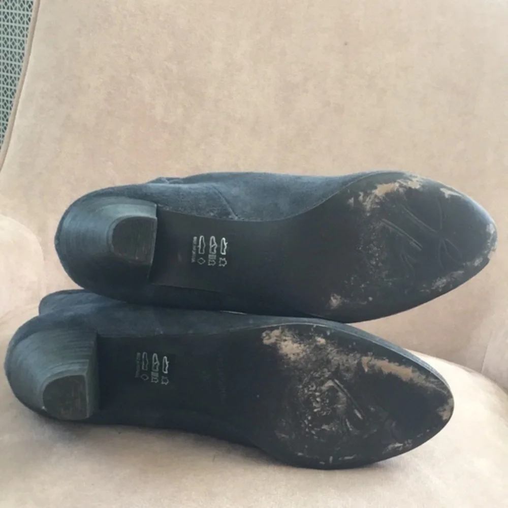 Free People‎ Women's 9 Blue Suede Adella Booties
